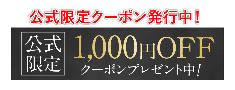 このページ限定!1,000円OFFクーポン発行中!